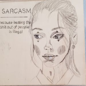 Hand-painted Irene Morgan Wood Tiles,  5 x 5 inches